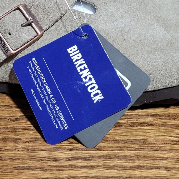 Birkenstock Boston Taupe Suede Cork Clogs Mens 11 (44) Nwob New W Tag - Picture 7 of 8